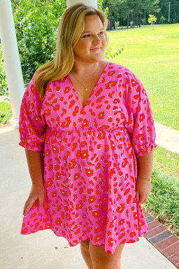 The Plus Size Pink-a-licious Dress